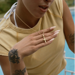 Camille Brinch - Cross Contrast Vedhng, Guld