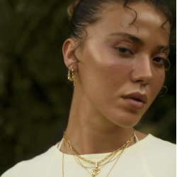 Camille Brinch - Cross Contrast reringe, Guld