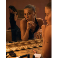 Camille Brinch - Heart Crush Hoops reringe, Slv