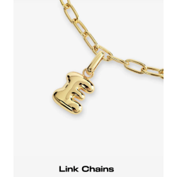 Camille Brinch - Link Puffer Halskde, Slv