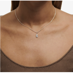 Camille Brinch - Mini Nugget Layers Halskde, Slv