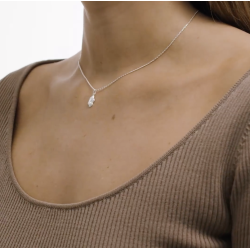 Camille Brinch - Mini Nugget Layers Halskde, Slv