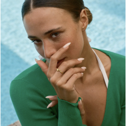 Camille Brinch - Lille Fusion Contrast Ring, Guld