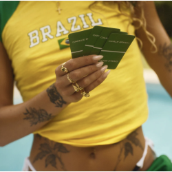 Camille Brinch - Lille Fusion Contrast Ring, Guld