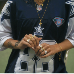 Camille Brinch - Lille Fusion Contrast Ring, Slv