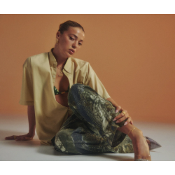 Camille Brinch - Sm Levitate Crush Hoops reringe, Guld