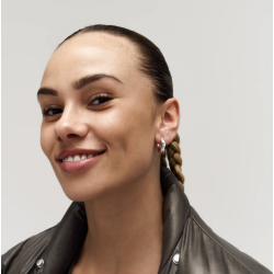 Camille Brinch - Sm Puffer Hoops reringe, Slv