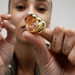 Camille Brinch - Twisty Puffer Ring