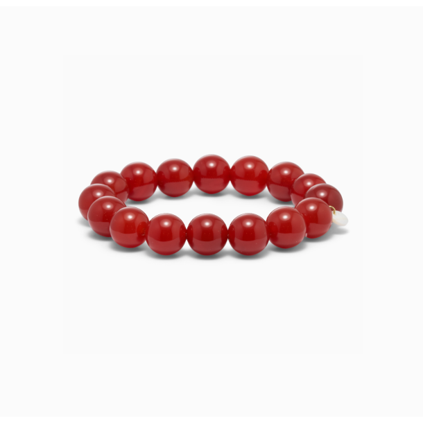 So - Chunky Krystal Armbnd, Rd Jade