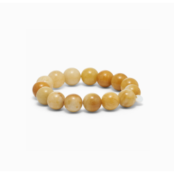 So - Chunky Krystal Armbnd, Orange Aventurin (Glde)