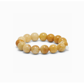 So - Chunky Krystal Armbnd, Orange Aventurin (Glde)