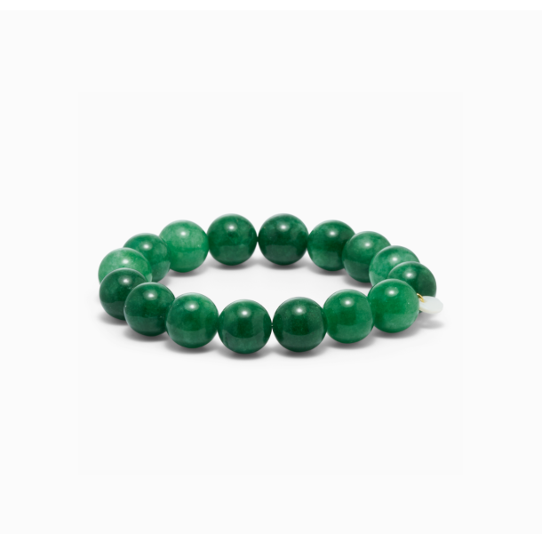 So� - Chunky Krystal Armb�nd, Gr�n Jade (Held)