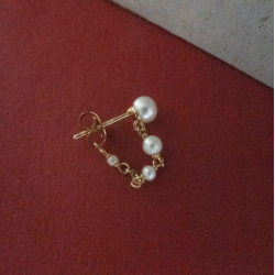 Stine A - Clin rering, Ferskvandsperler