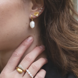 byBiehl - Pearl restikker, Guld