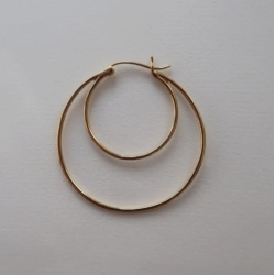 Stine A - Double Creol Grande rering, Forgyldt