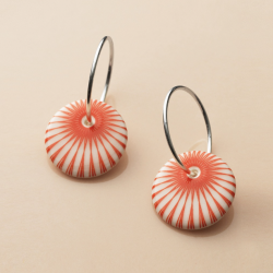 Scherning - Splash reringe, Coral Red