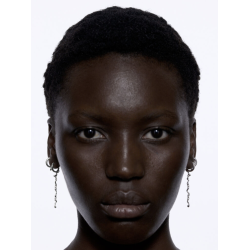 Maria Black - Ramen Dai Huggie rering, slv