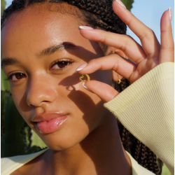 Camille Brinch - Mini Heart Crush Hoops reringe, Forgyldt