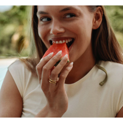 Camille Brinch - Twin Essentia Ring, Forgyldt