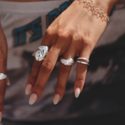 Camille Brinch - Twin Essentia Ring, Slv