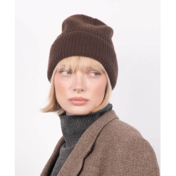 Sui Ava - Cashmere Beanie, Brun