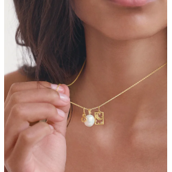 Maanesten - Soul Chain Halskde, Forgyldt  