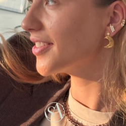 Stine A - Claire De Lune rering, Forgyldt