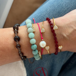 Stine A - Cherie Bon Bon Armbnd, Mocha Brun