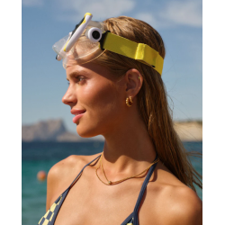 Camille Brinch - Textured Dots Halsk�de, Forgyldt