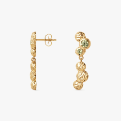 Camille Brinch - Wavy Gem Dots �reringe, Forgyldt