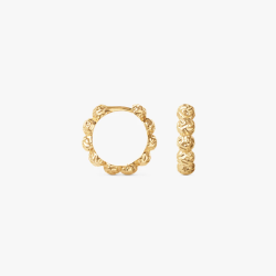 Camille Brinch - Mellem Dots Hoops, Forgyldt
