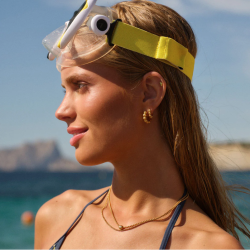 Camille Brinch - Lille Dots Hoops, Forgyldt