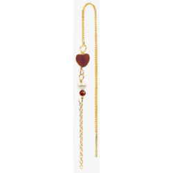 Smykish - Heart Crystal Chain �rering