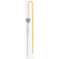 Smykish - Heart Crystal Chain �rering