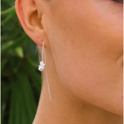 Camille Brinch - Lille Sway Zebra Earlines �reringe, S�lv