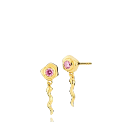 Sistie - Ophelia restikker Forgyldt, Pink