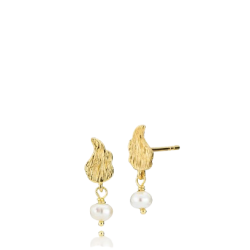 Sistie - Ophelia restikker Forgyldt, Hvid