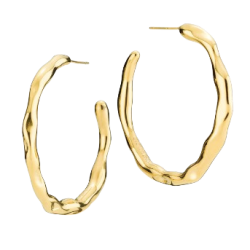 Gabi x Sistie2ND - Hoops Large, Forgyldt