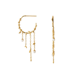 byBiehl - Jungle Ivy Hoops Pearl