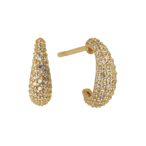 byBiehl - Ocean Flow Amall Aparkle Hoops