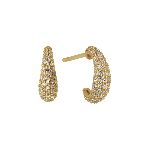 byBiehl - Ocean Flow Amall Aparkle Hoops