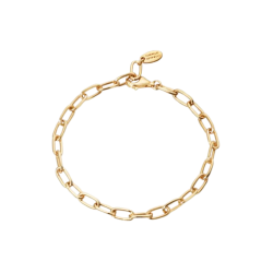 Camille Brinch - Link Puffer Armbnd, Guld