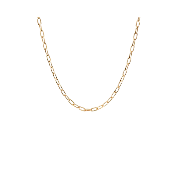 Camille Brinch - Link Puffer Halskde, Guld