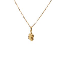 Camille Brinch - Mini Nugget Layers Halskde, Guld