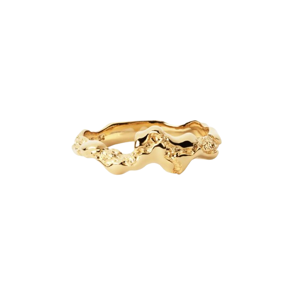 Camille Brinch - Lille Fusion Contrast Ring, Guld