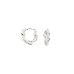 Camille Brinch - Sm Levitate Crush Hoops reringe, Slv