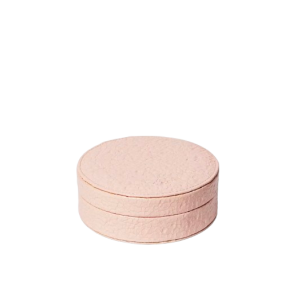 DAY ET - Large Crackled Leather Smykkeskrin, Rose Dust