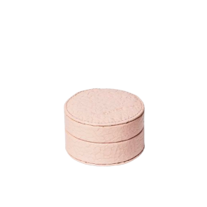 DAY ET - Medium Crackled Leather Smykkeskrin, Rose Dust