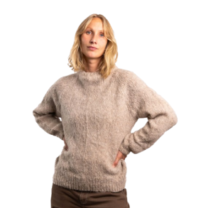 Coffee Beanies - Ida Alpaka strik, Sandy