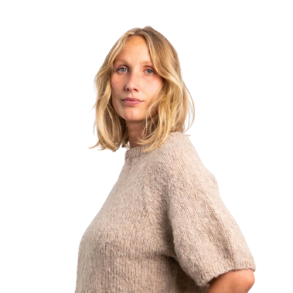 Coffee Beanies - Ida Alpaka Kortrmet Strik, Sandy